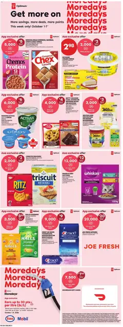 Preview of Atlantic Superstore weekly flyer / circulaire from shop Atlantic Superstore valid from Oct 1, 2026 | Page: 15 | Products: Citrus, PC, Cream cheese, Crackers