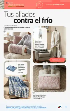 Sodimac Ofertas válido desde el 30.06.2026 | Página: 9 | Productos: Gorro, Manta