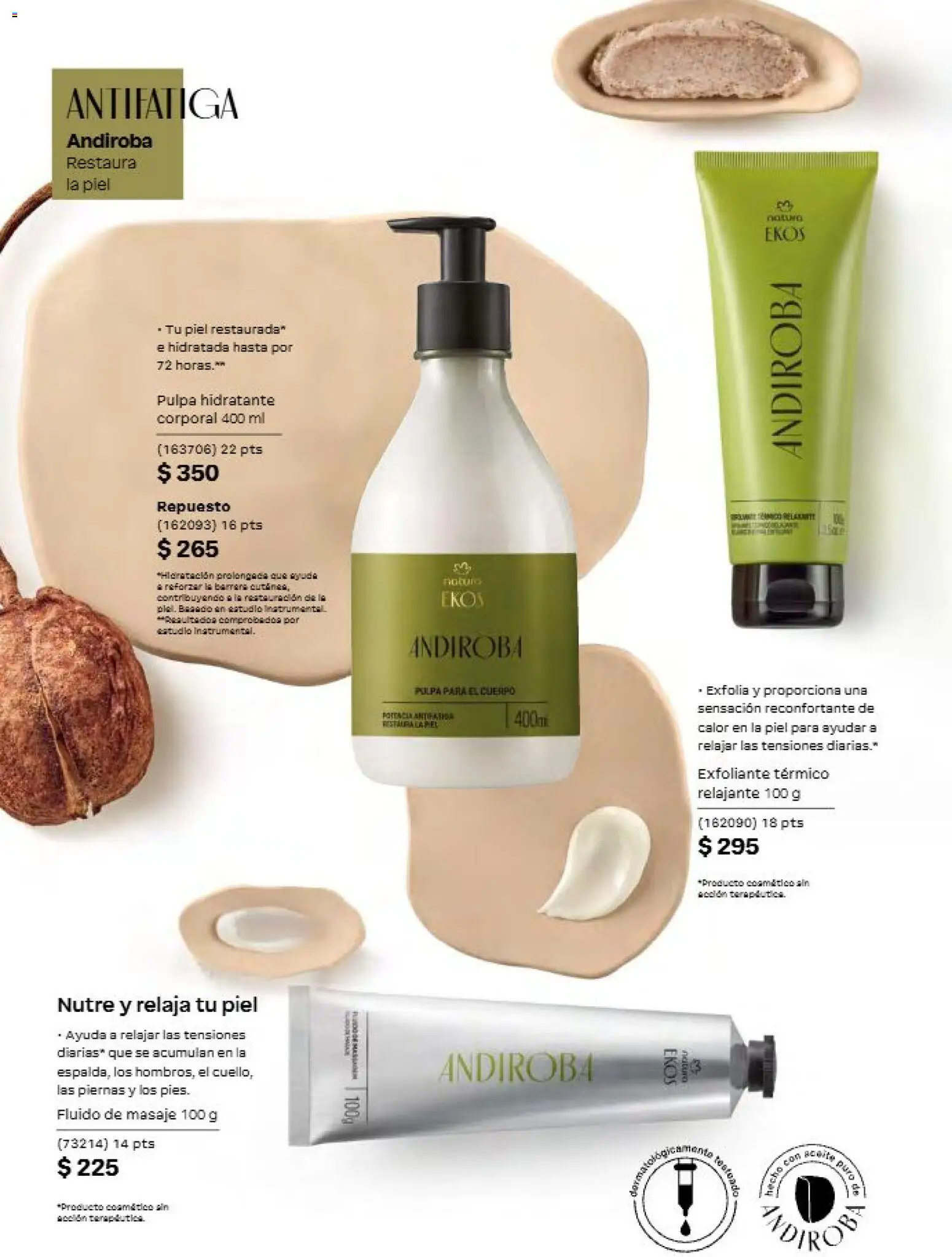 Nuevas ofertas de Natura válidas en toda la República Mexicana desde el 11/09/2026. ¡Encuentra las mejores ofertas en Natura campaña 14 2026! | Página: 101 | Productos: Aceite, Exfoliante
