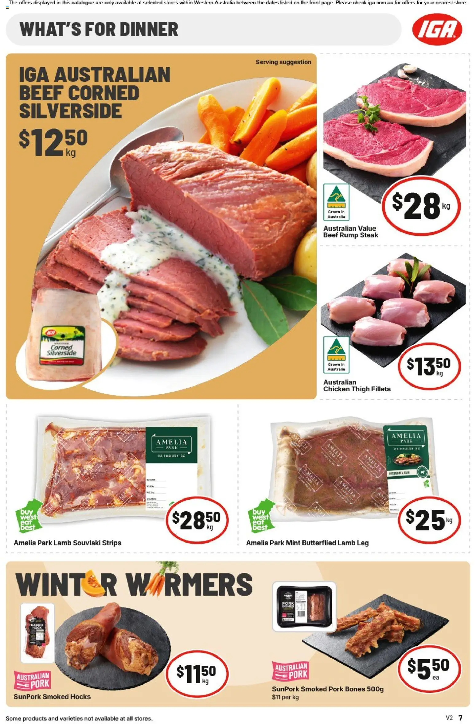 IGA catalogue - valid from 03.06.2026 | Page: 7 | Products: Pork, Lamb, Beef, Steak
