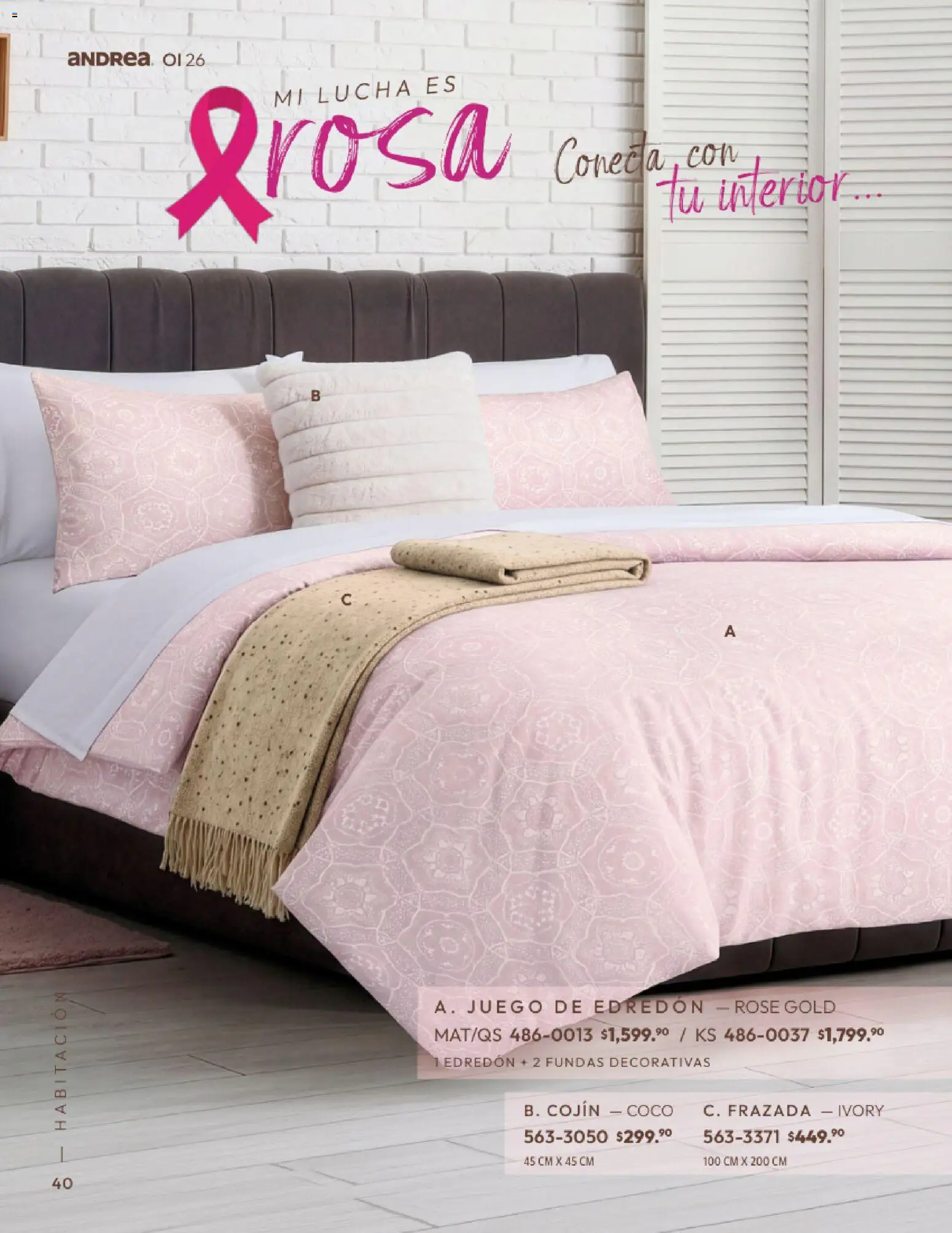 Nuevas ofertas de Andrea válidas en toda la República Mexicana desde el 01/09/2026. ¡Encuentra las mejores ofertas en Andrea catálogo Home! | Página: 40