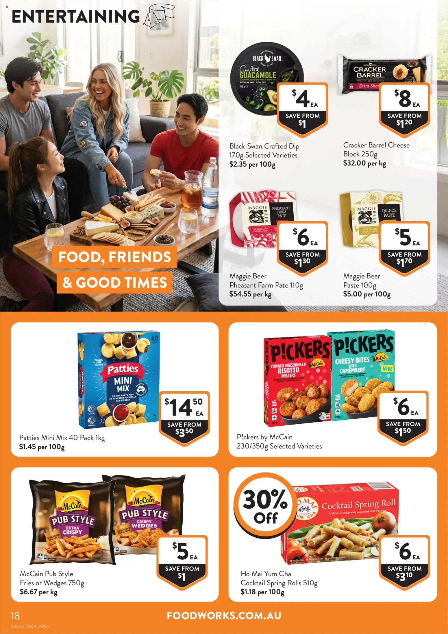 Foodworks catalogue - valid from 29.04.2026 | Page: 18 | Products: Beef, Avocado, Sausage, Pies