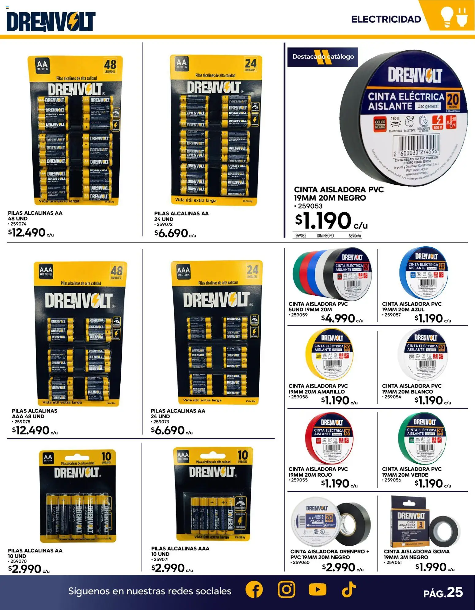 Construmart Ofertas │ válido desde el 31.07.2026 | Página: 23 | Productos: Cinta, Pilas