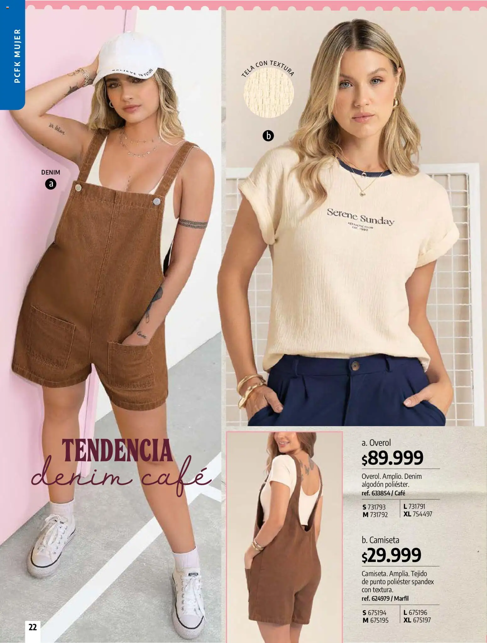 Pacifika revista - valida desde el 21/07/2026 | Página: 21 | Productos: Algodón, Camiseta, Overol, Café
