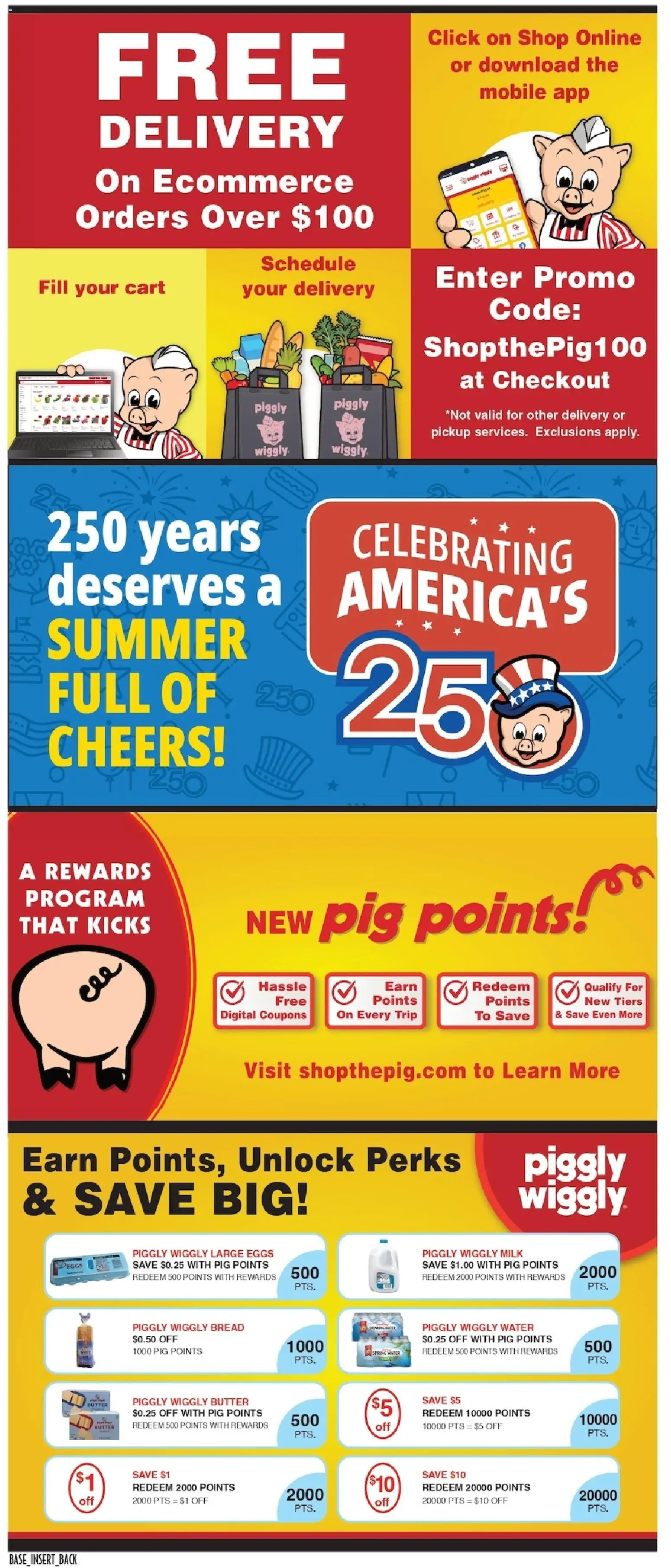 Piggly Wiggly Weekly Ad - valid from 20.05.2026 | Page: 2 | Products: Butter, Eggs, Bread, Water