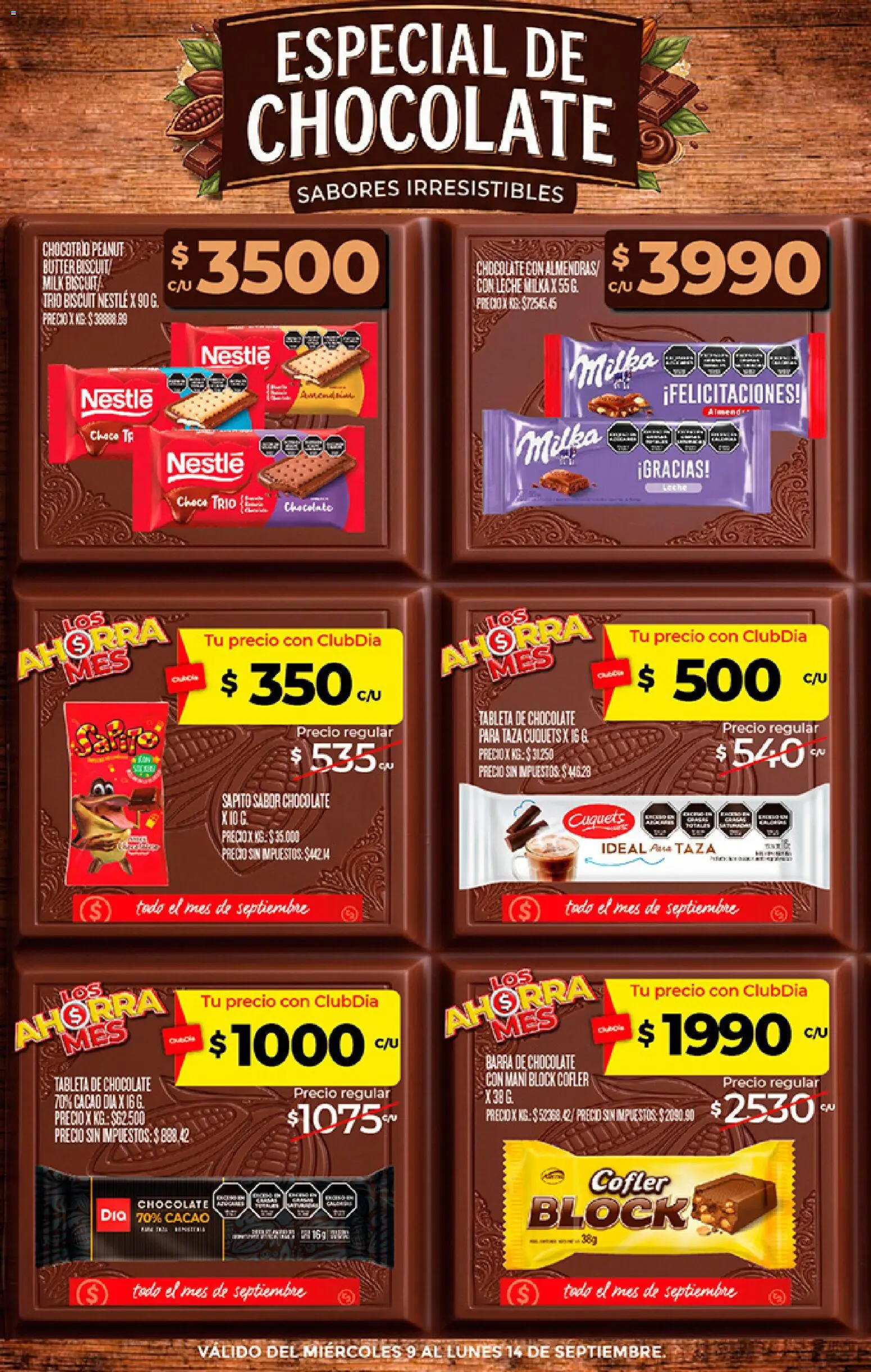 Supermercado DIA - Especial Chocolates │ válido desde el 08/09/2026 | Página: 2