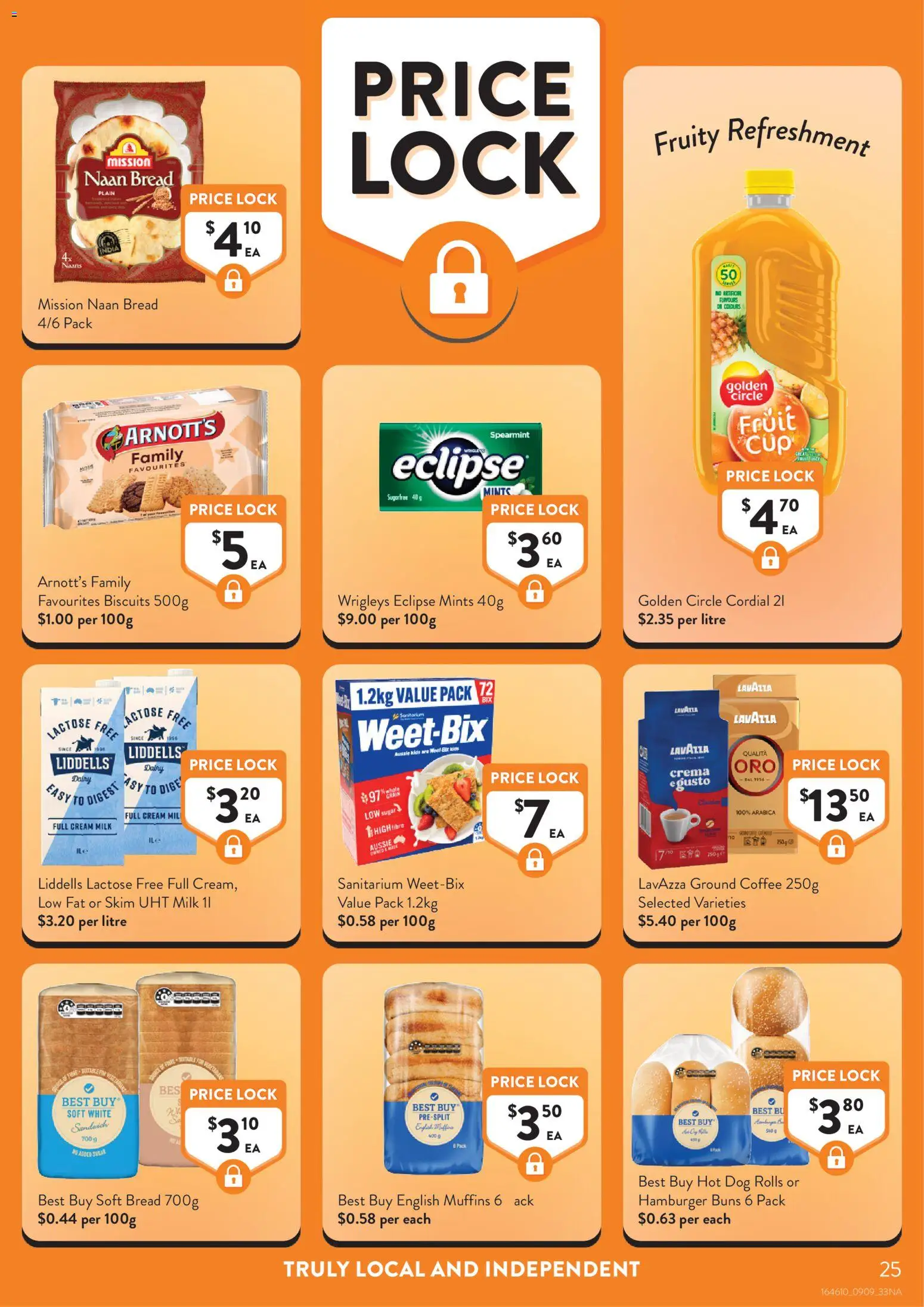 Foodworks catalogue - valid from 09/09/2026 | Page: 25 | Products: Hamburger, Dairy, Biscuits, Fruit