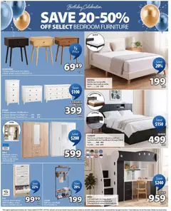 Preview of JYSK weekly flyer from shop JYSK valid from Sep 10, 2026 | Page: 5 | Products: Dresser, Bed, Wardrobe