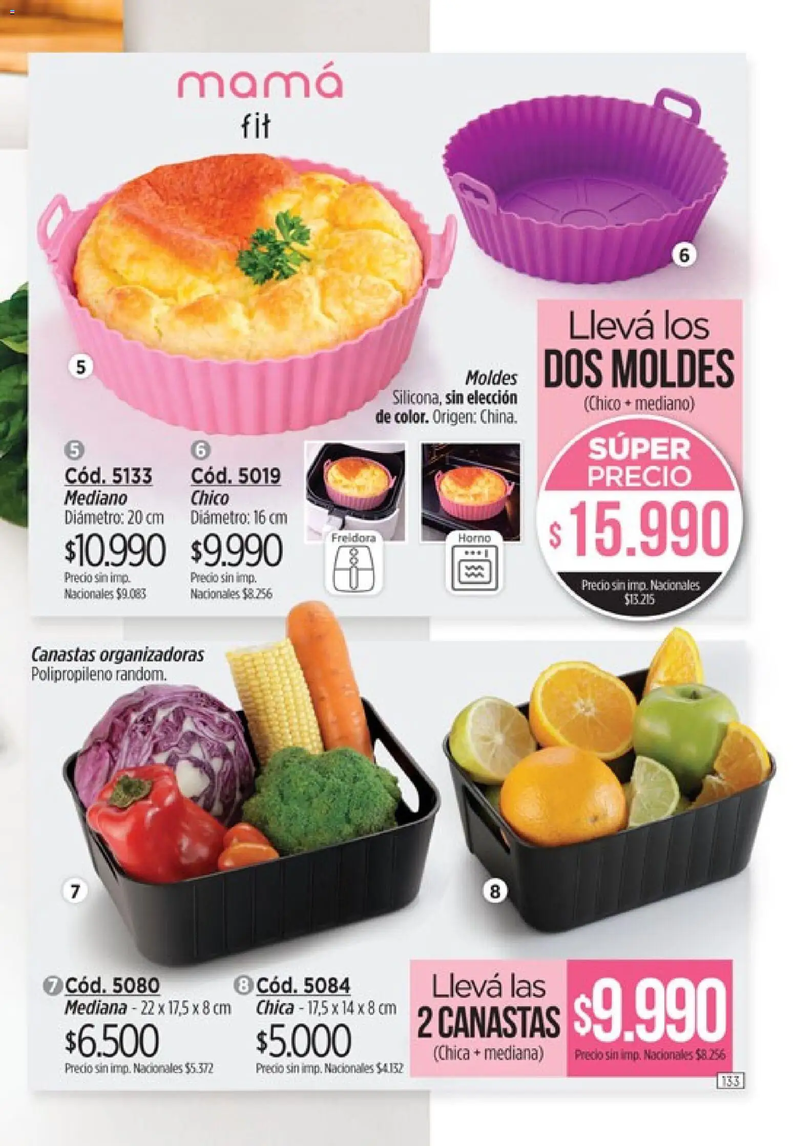Catálogo Amodil Campaña 14 │ válido desde el 07/08/2026 | Página: 133 | Productos: Horno, Freidora