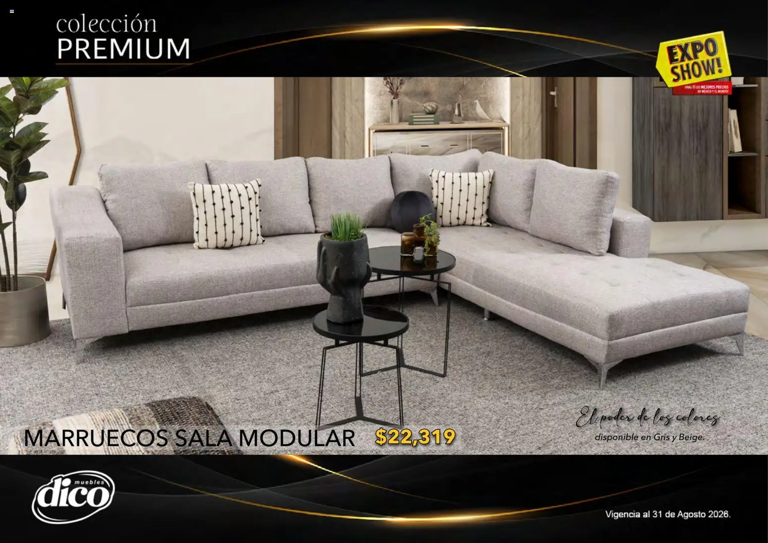 Nuevas ofertas de Muebles Dico válidas en toda la República Mexicana desde el 01/08/2026. ¡Encuentra las mejores ofertas en Muebles Dico catálogo Colección Premium! | Página: 63 | Productos: Modular