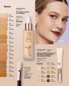 Natura catálogo válido desde el 26.06.2025 | Página: 52 | Productos: Corrector, Base, Pincel, Serum