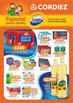 Vista previa Cordiez - Primer Precio válido desde el 17/09/2026