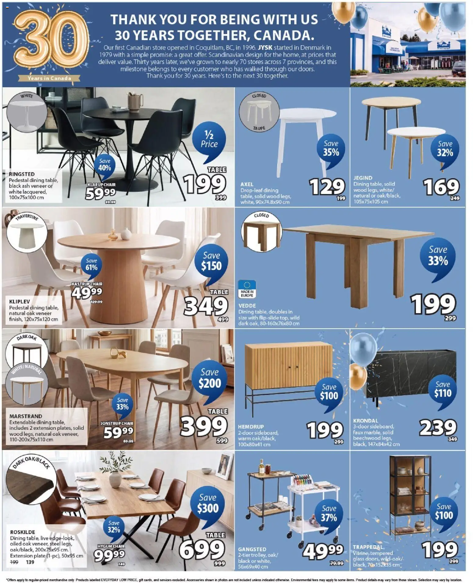 JYSK flyer valid from Sep 24, 2026 | Page: 4 | Products: Table, Chair