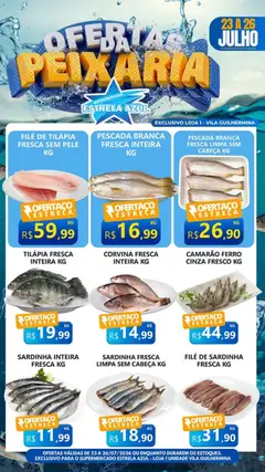 Estrela Azul ofertas Peixaria - Pré-Visualização do folheto da loja Estrela Azul, válido de 23/07/2026