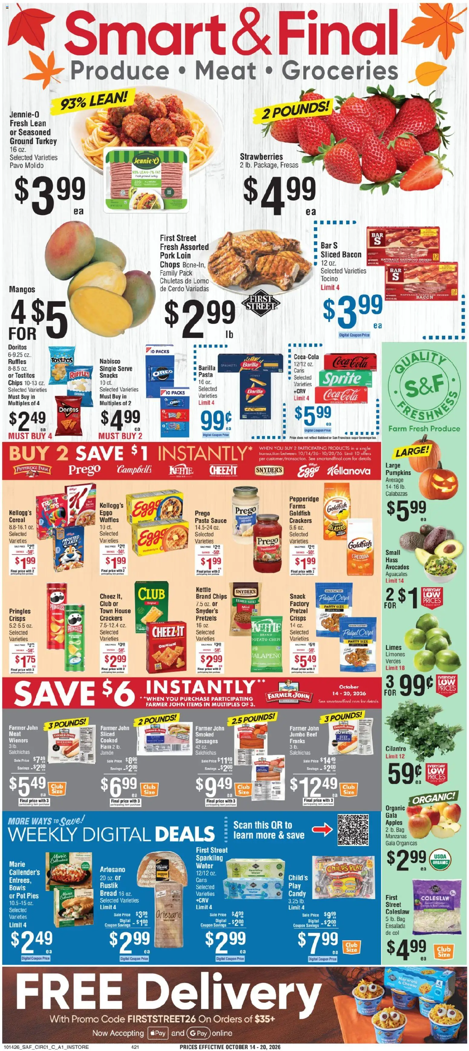 Smart & Final Weekly Ad - valid from 10/14/2026 | Page: 1