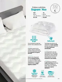 Vista previa de Vianney catálogo, nuevo folleto de la tienda, válido en México a partir del 17/08/2026 | Página: 143 | Productos: Flexible, Colchón, Almohada, Sobre