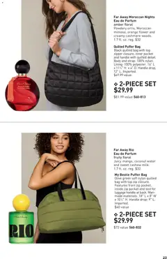 Preview of Avon weekly ads valid from 09/23/2026 | Page: 23 | Products: Water, Coconut, Bag