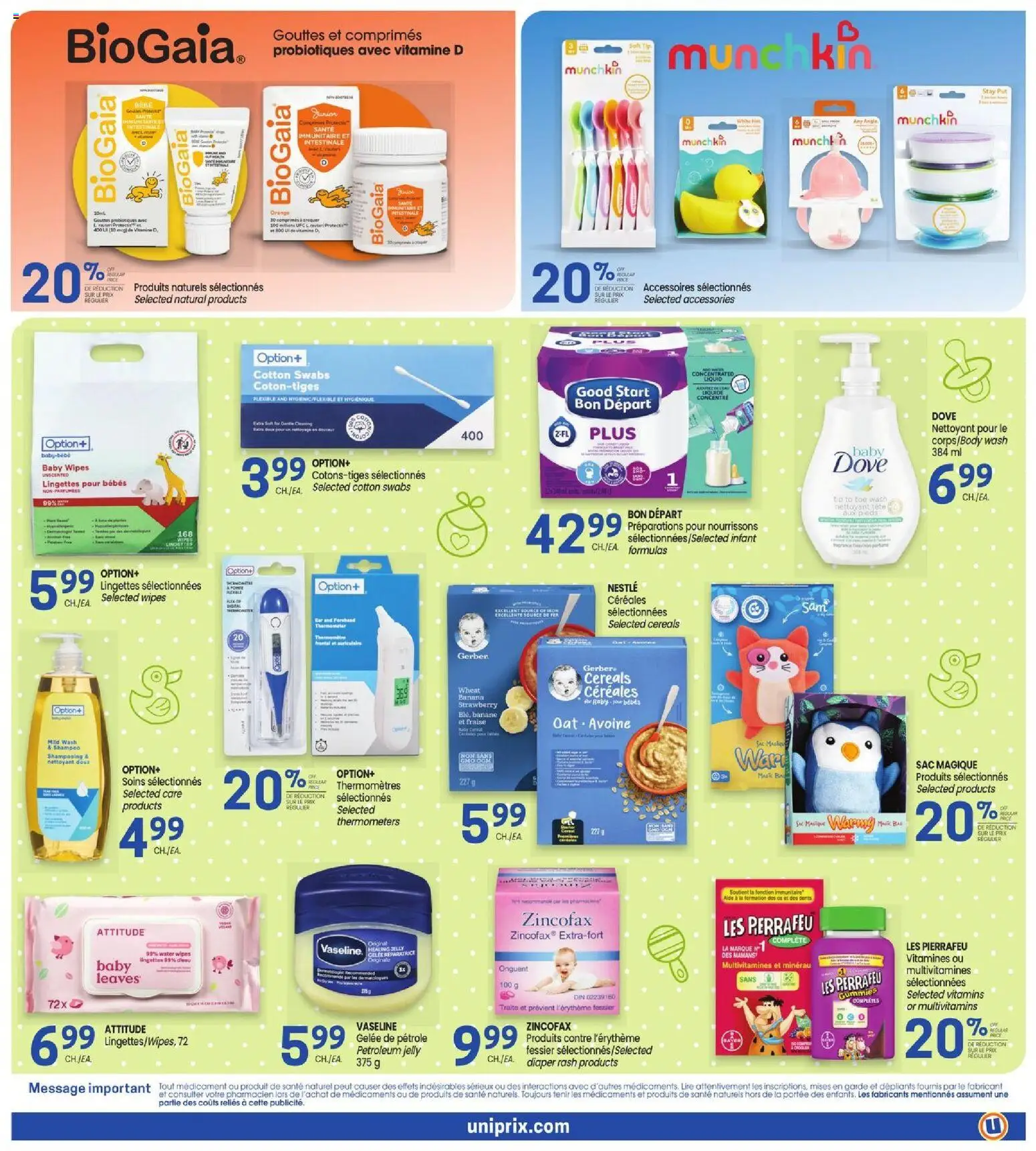 Uniprix flyer valid from Oct 29, 2026 | Page: 8
