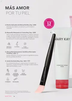 Vista previa de Catálogo Mary Kay Mayo Junio 2026, nuevo folleto de la tienda, válido en México a partir del 01.05.2026 | Página: 56 | Productos: Almendras, Aceite, Dulces, Maquillaje