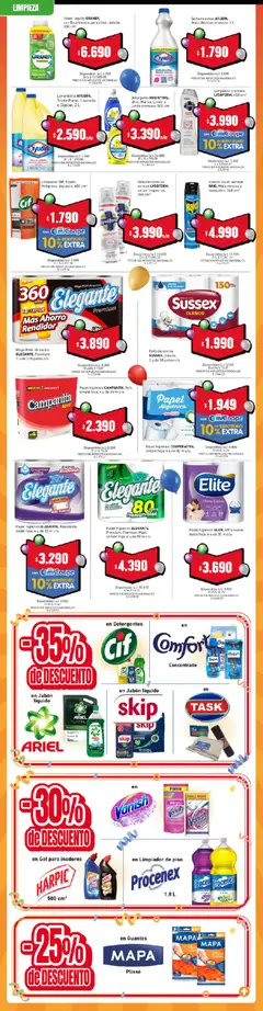 Vista previa Cooperativa Obrera catálogo válido desde el 01/10/2026 | Página: 7 | Productos: Jabón líquido, Quitamanchas, Guantes, Limpiador