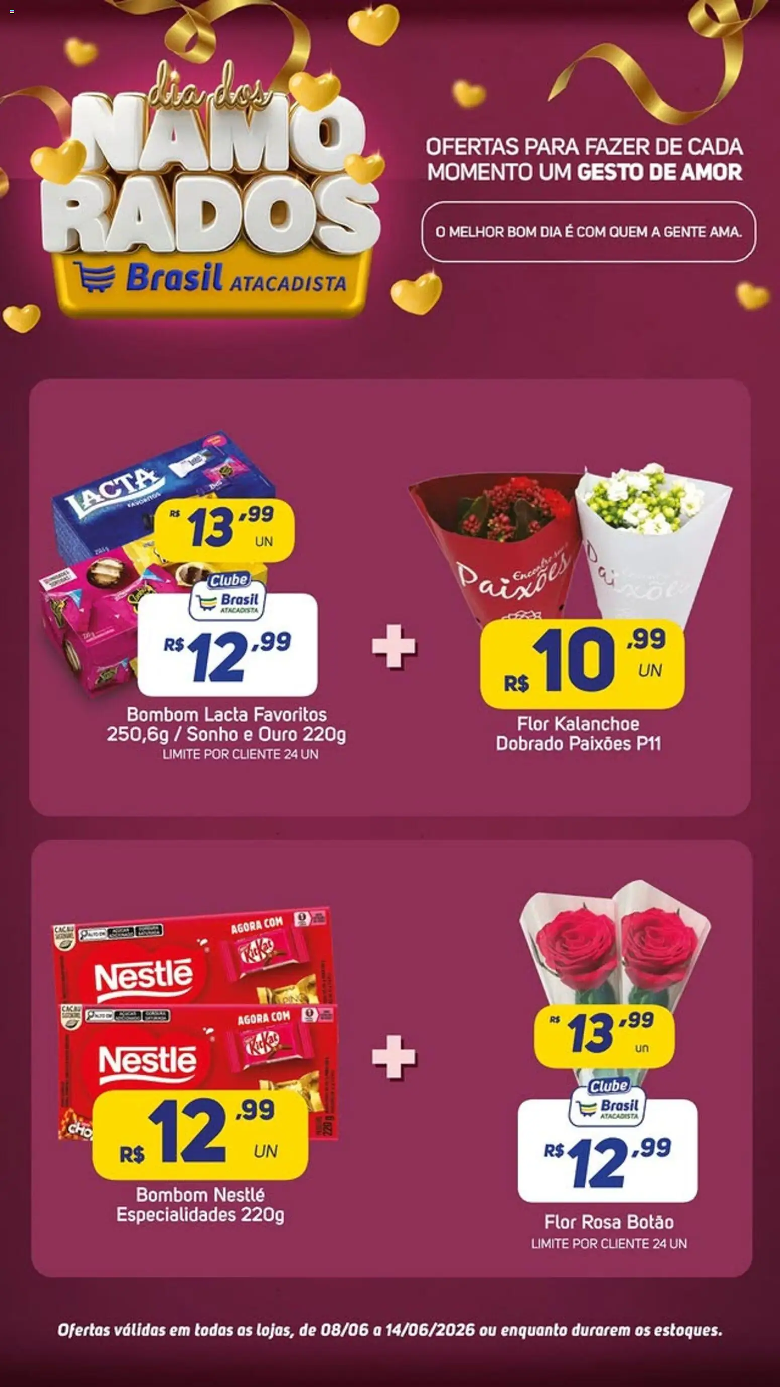 Brasil Atacadista Folheto - válido de 08.06.2026 | Página: 3 | Produtos: Bombom