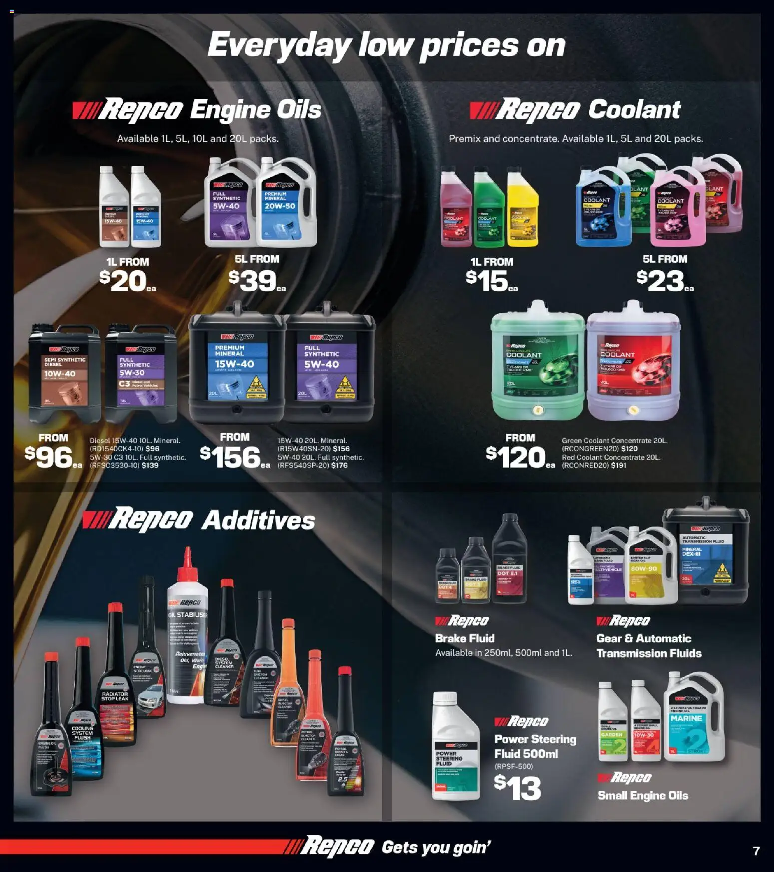 Repco catalogue - valid from 30/09/2026 | Page: 7 | Products: Cleaner, Oil, Slip, Radiator