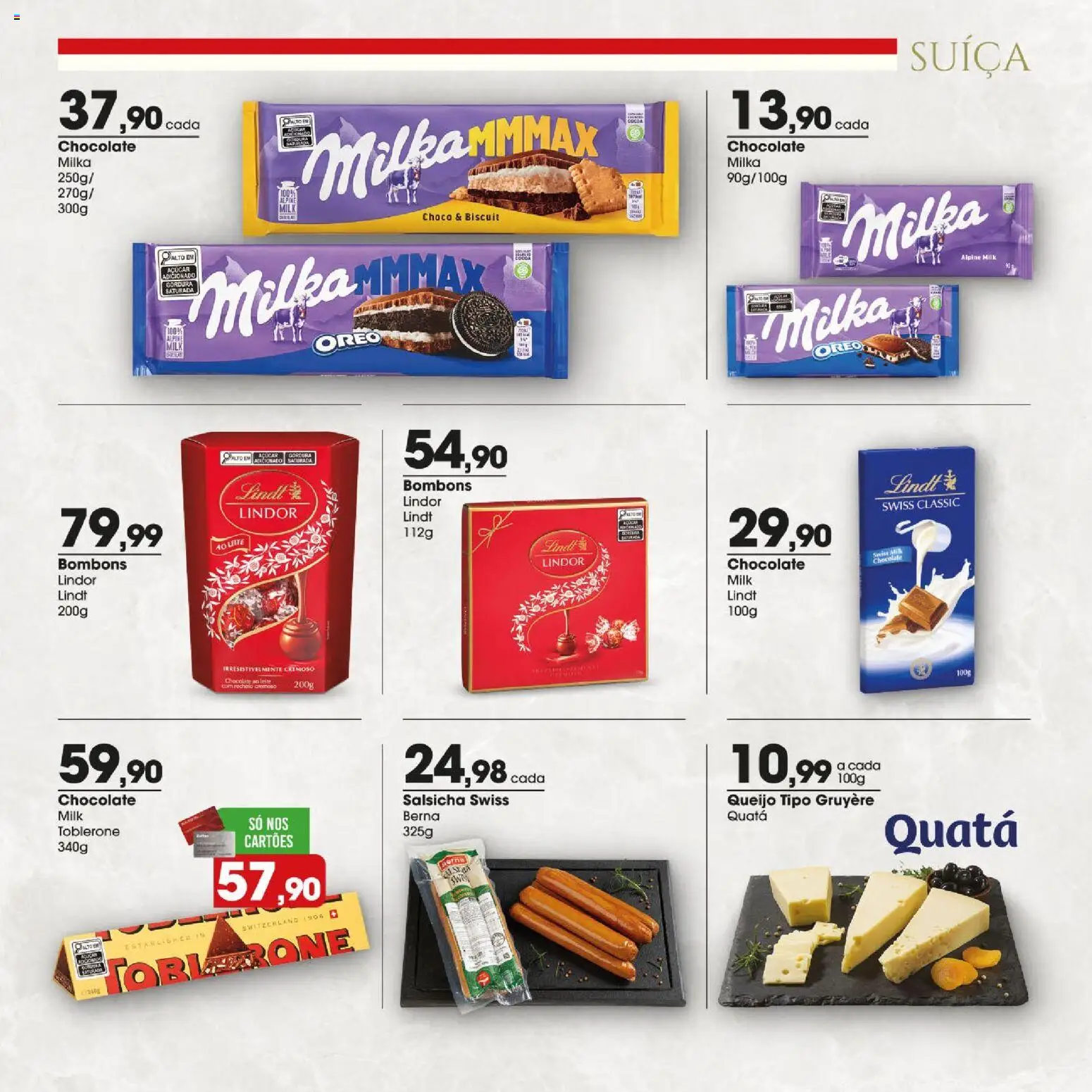 Zaffari Folheto - válido de 06/08/2026 | Página: 15 | Produtos: Leite, Queijo, Chocolate, Açúcar