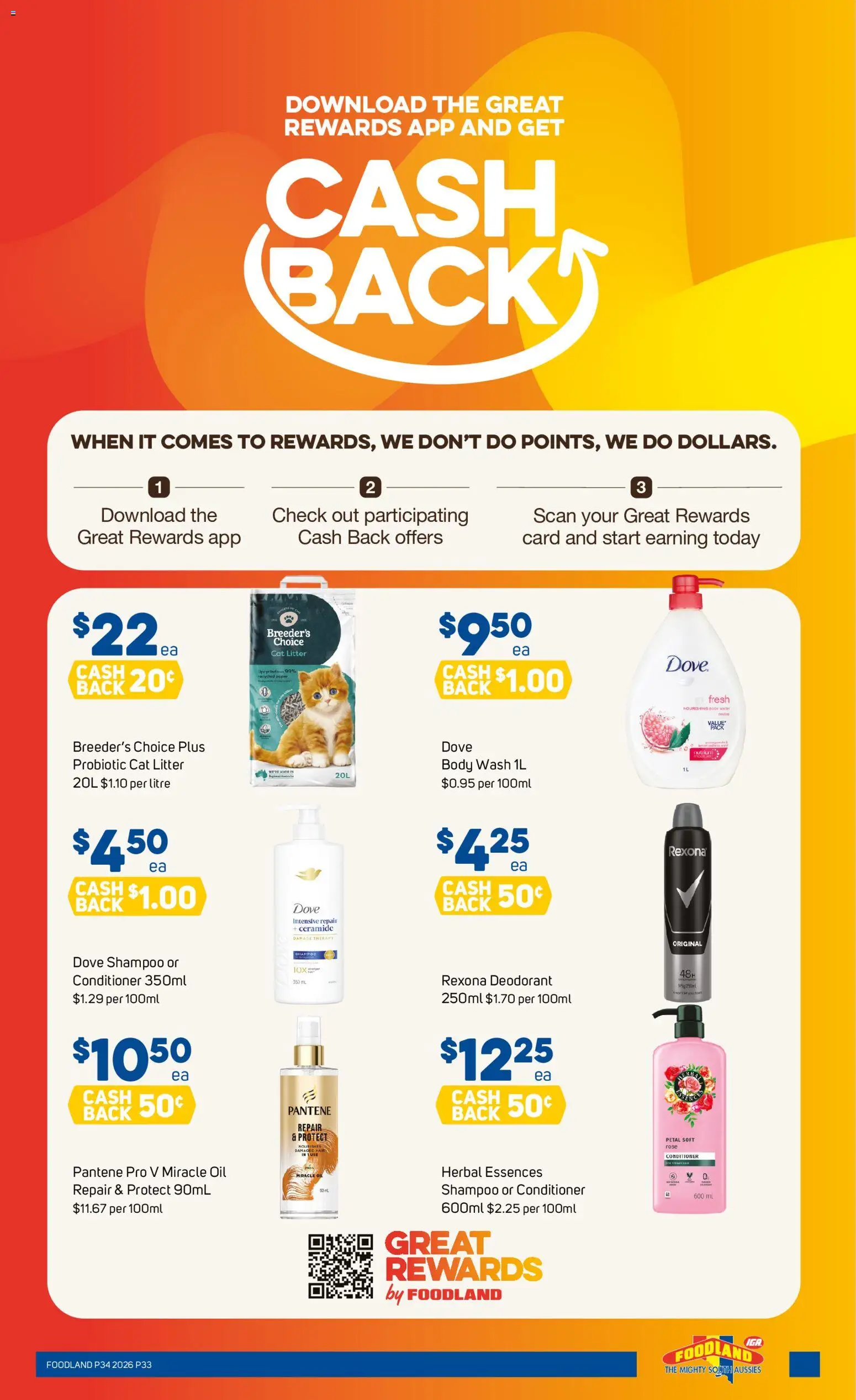 Foodland catalogue - valid from 19/08/2026 | Page: 33 | Products: Shampoo, Conditioner, Oil, Herbal