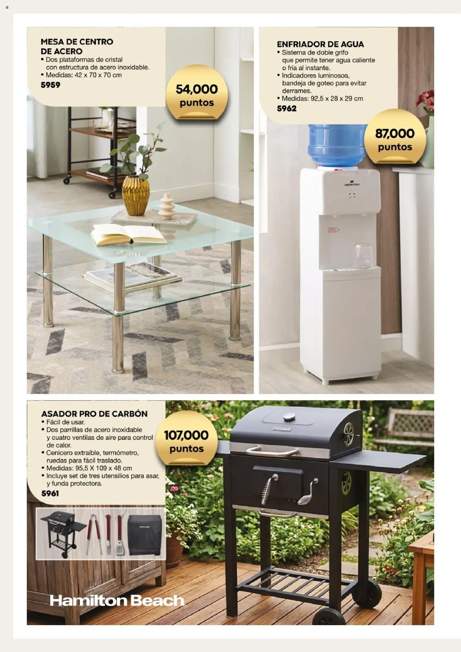 Nuevas ofertas de Fuller válidas en toda la República Mexicana desde el 15.06.2026. ¡Encuentra las mejores ofertas en Fuller catálogo Puntos! | Página: 40 | Productos: Grifo, Bandeja, Mesa de centro, Mesa