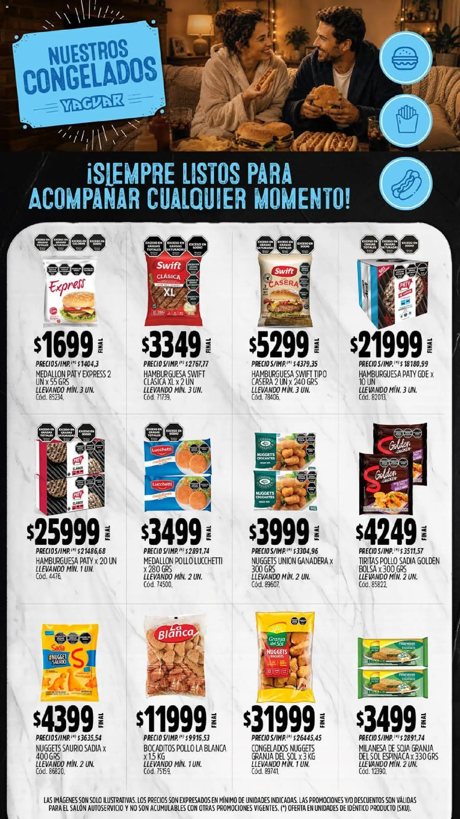 Yaguar - Oferta Semanal Mendoza │ válido desde el 14/09/2026 | Página: 10 | Productos: Bolsa, Pollo, Milanesa, Hamburguesa