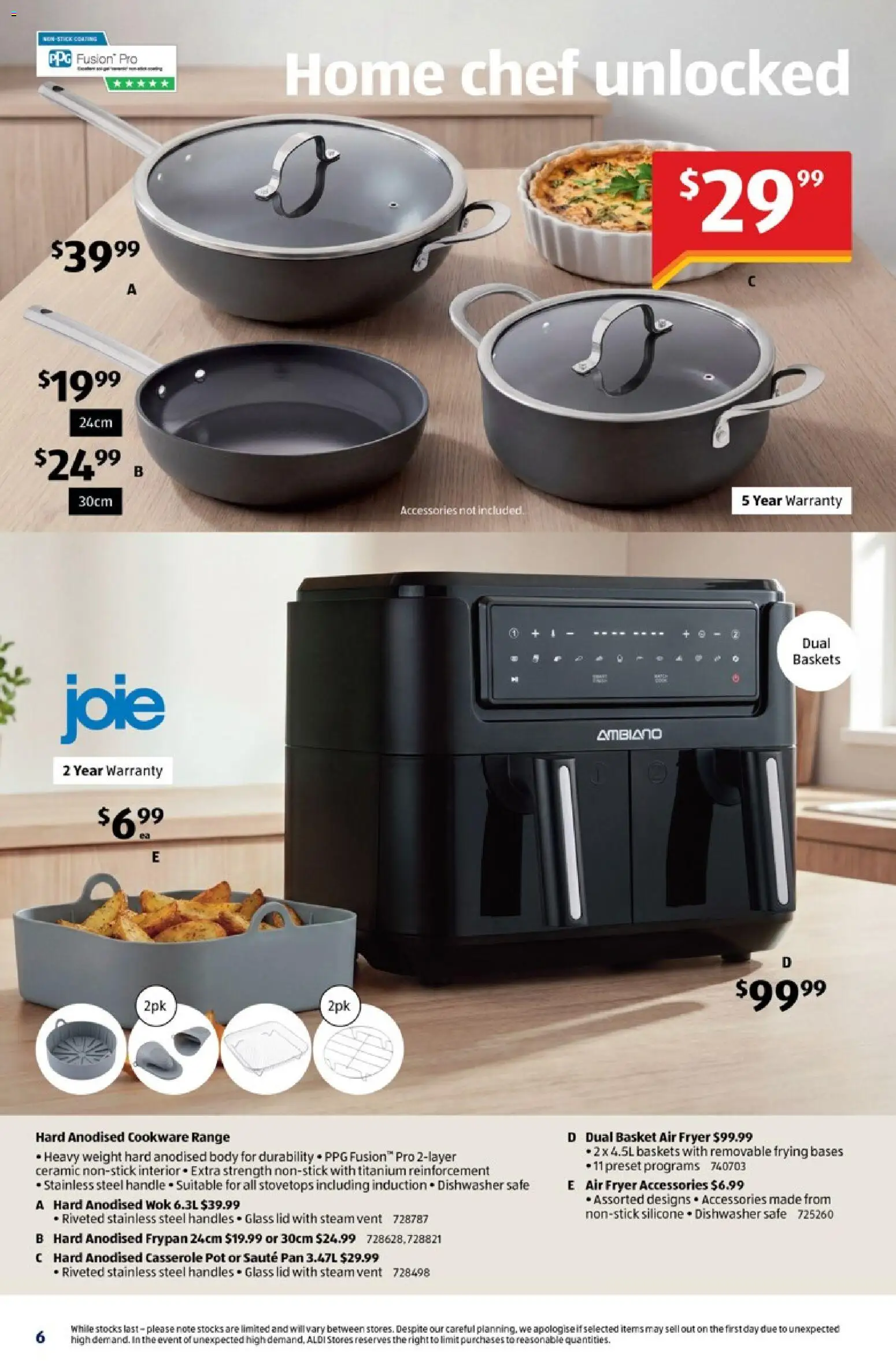 Aldi catalogue - valid from 05/08/2026 | Page: 6 | Products: Pot, Accessories, Dishwasher, Weight