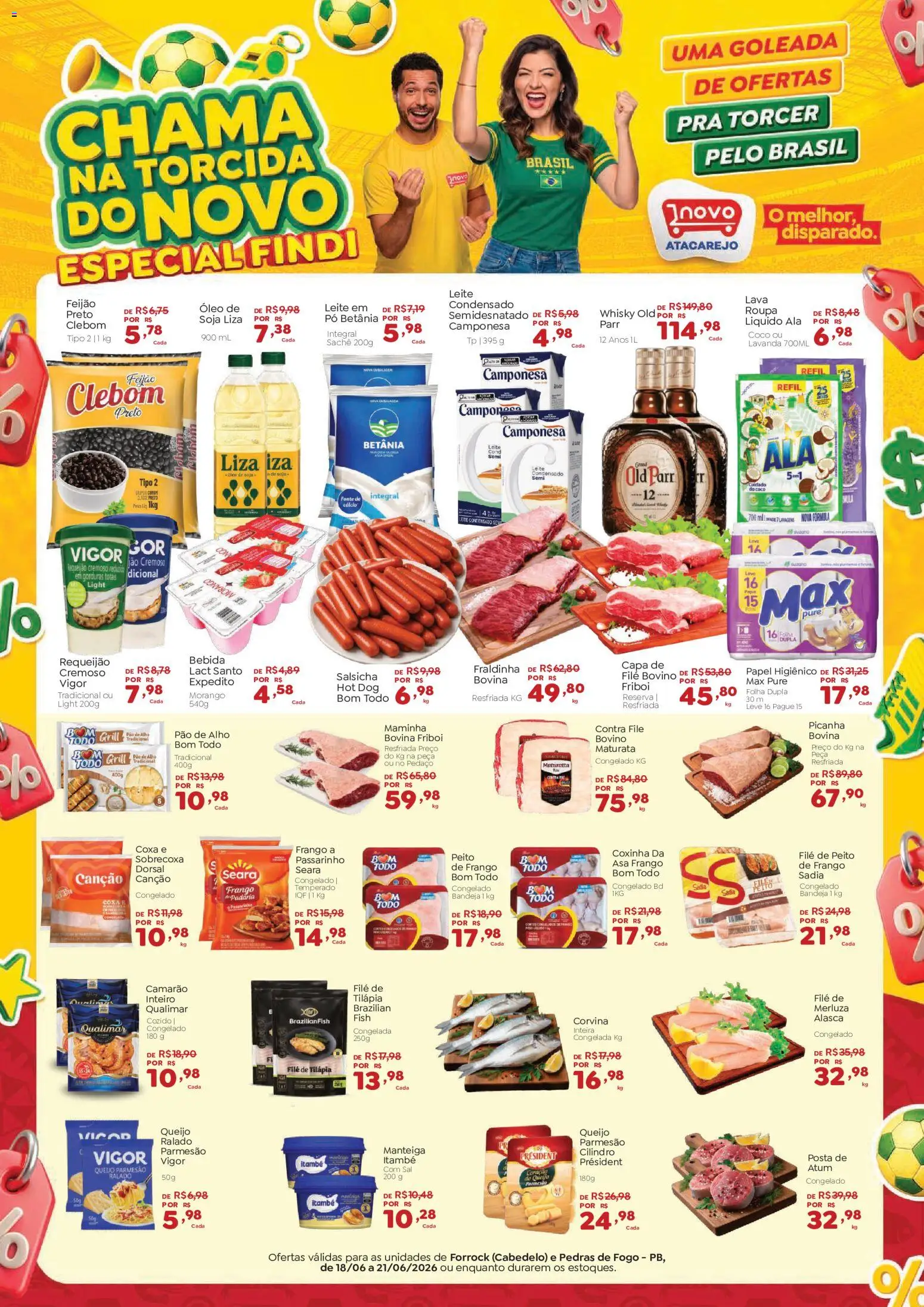 Novo Atacarejo Folheto - válido de 18.06.2026 | Página: 1