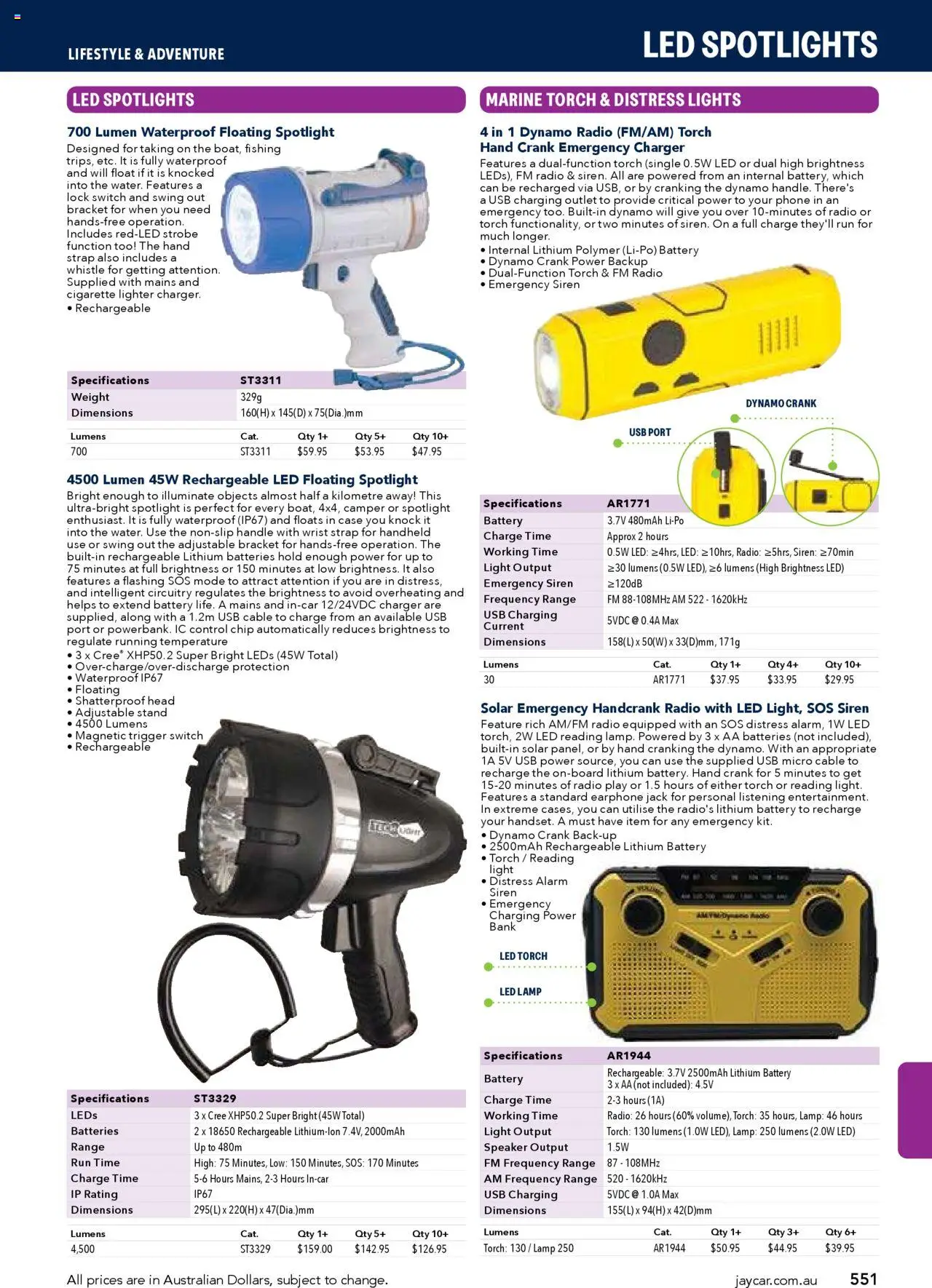 Jaycar catalogue - valid from 09/07/2025 | Page: 551 | Products: Battery, Phone, Radio, Weight