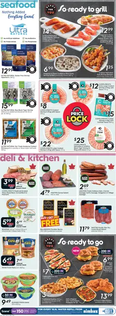 Preview of Sobeys weekly flyer / circulaire from shop Sobeys valid from 07.05.2026 | Page: 7 | Products: Beef, Salad, Grill, Cheese