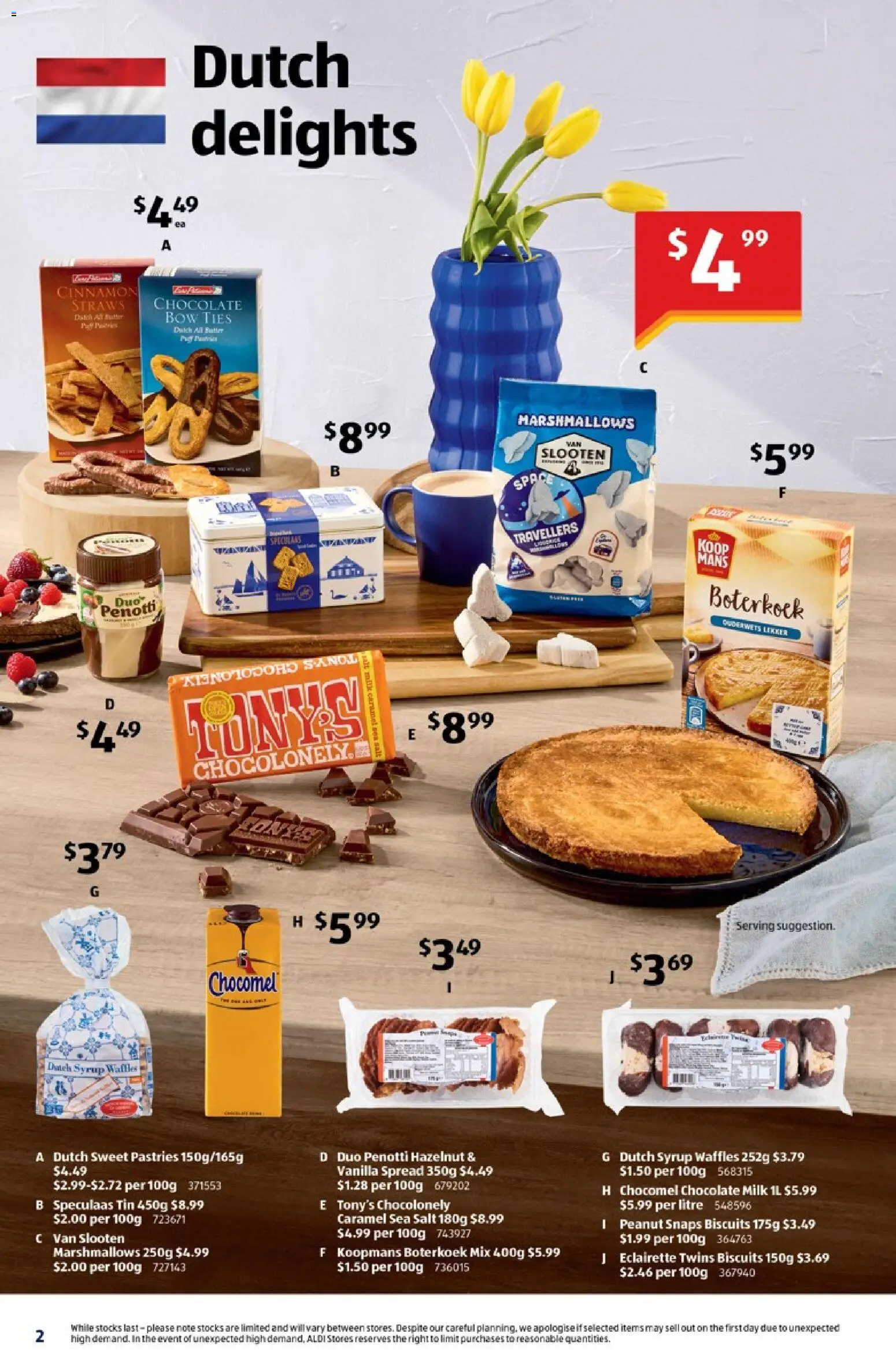 Aldi catalogue - valid from 22/07/2026 | Page: 2 | Products: Milk, Butter, Chocolate, Salt