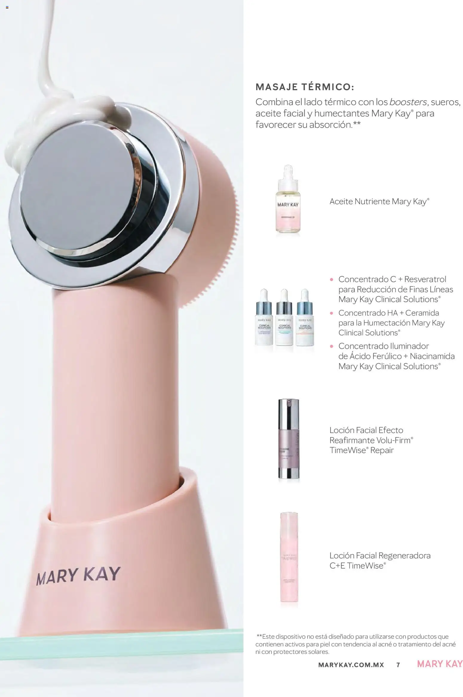 Nuevas ofertas de Mary Kay válidas en toda la República Mexicana desde el 01/09/2026. ¡Encuentra las mejores ofertas en Mary Kay catálogo! | Página: 7 | Productos: Iluminador, Aceite, Loción