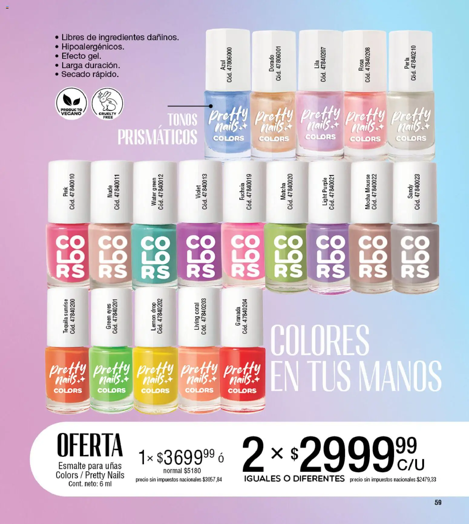 Millanel - Catálogo │ válido desde el 27.04.2026 | Página: 59 | Productos: Mousse