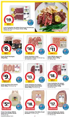 Preview of Coles RSPCA Approved Chicken Mince, Coles RSPCA Approved Chicken Mince 500g - valid from 04/08/2026 | Page: 21