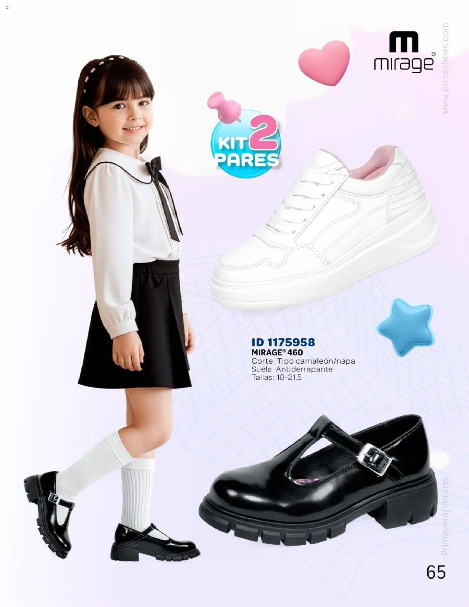 Nuevas ofertas de Price Shoes válidas en toda la República Mexicana desde el 25.04.2026. ¡Encuentra las mejores ofertas en Price Shoes catálogo Kids todo en uno! | Página: 65