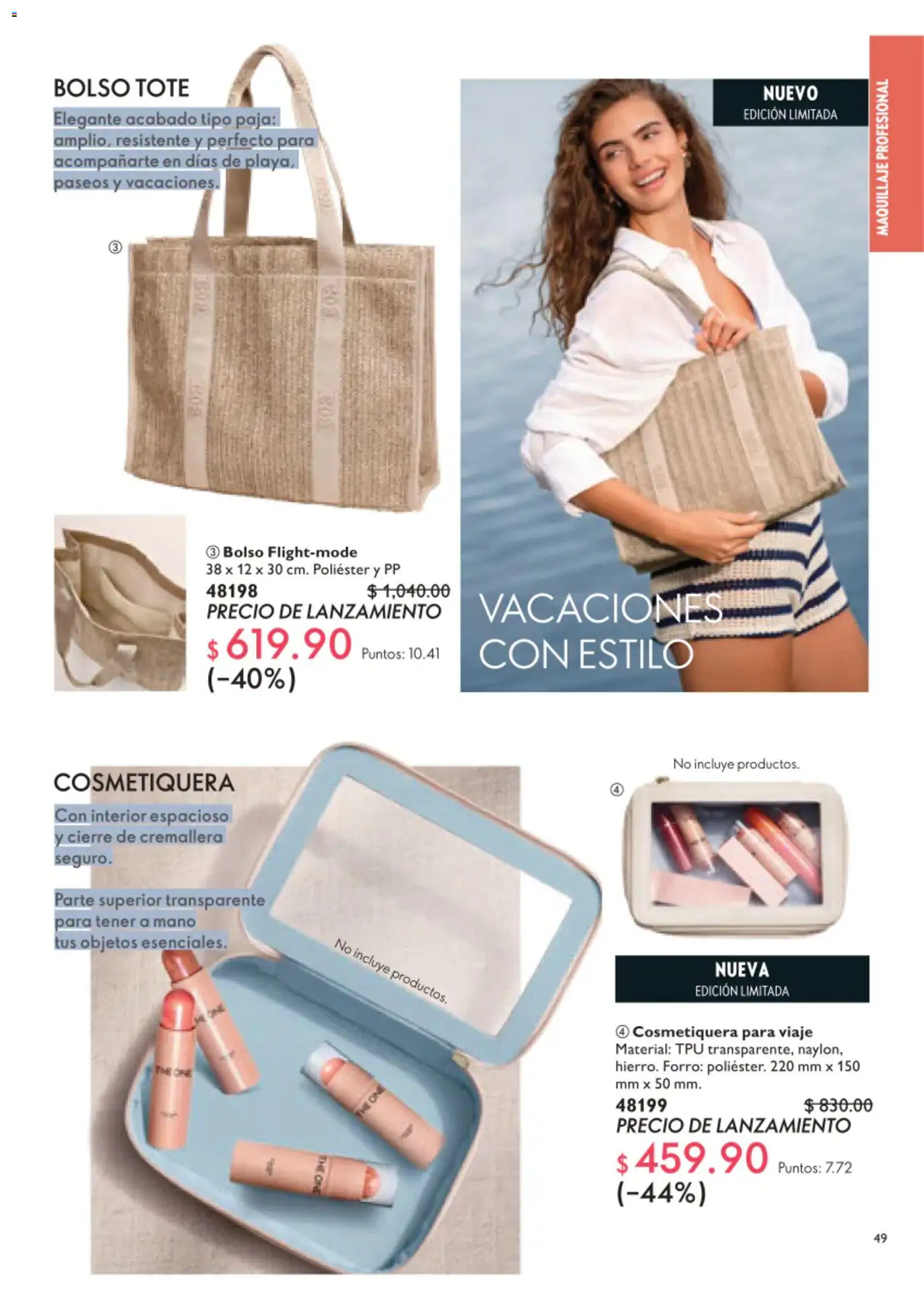 Nuevas ofertas de Oriflame válidas en toda la República Mexicana desde el 01/08/2026. ¡Encuentra las mejores ofertas en Oriflame campaña 11 2026! | Página: 49 | Productos: Bolso, Maquillaje