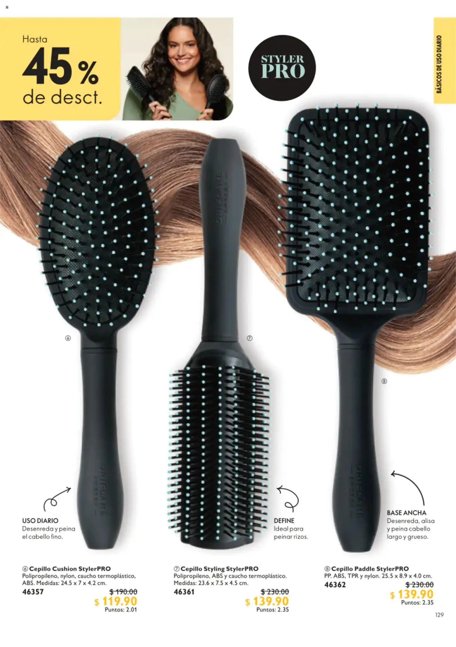 Nuevas ofertas de Oriflame válidas en toda la República Mexicana desde el 22/08/2026. ¡Encuentra las mejores ofertas en Oriflame campaña 12 2026! | Página: 129 | Productos: Cepillo
