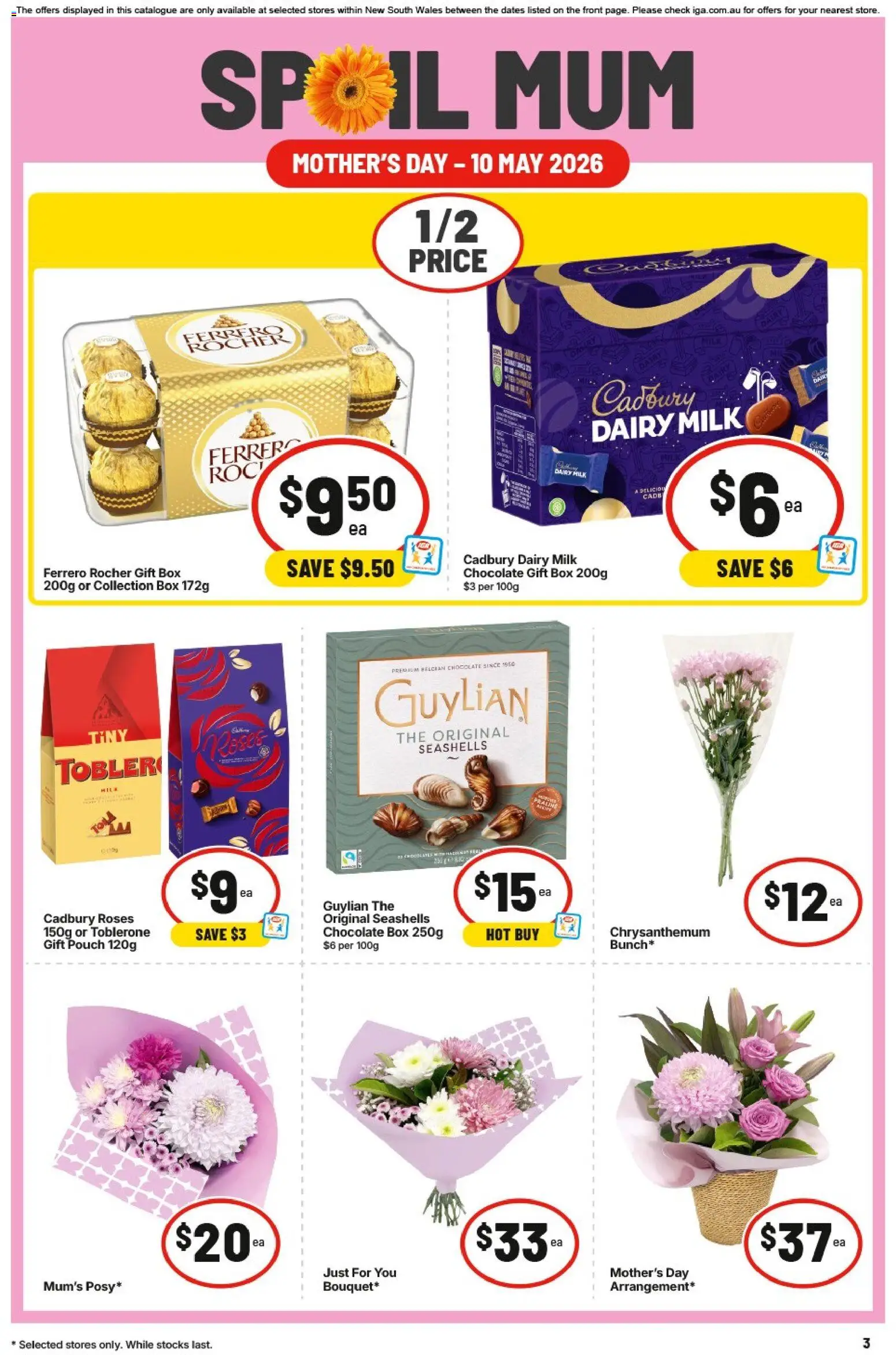 IGA catalogue - valid from 06.05.2026 | Page: 4 | Products: Box, Milk, Dairy, Chocolate
