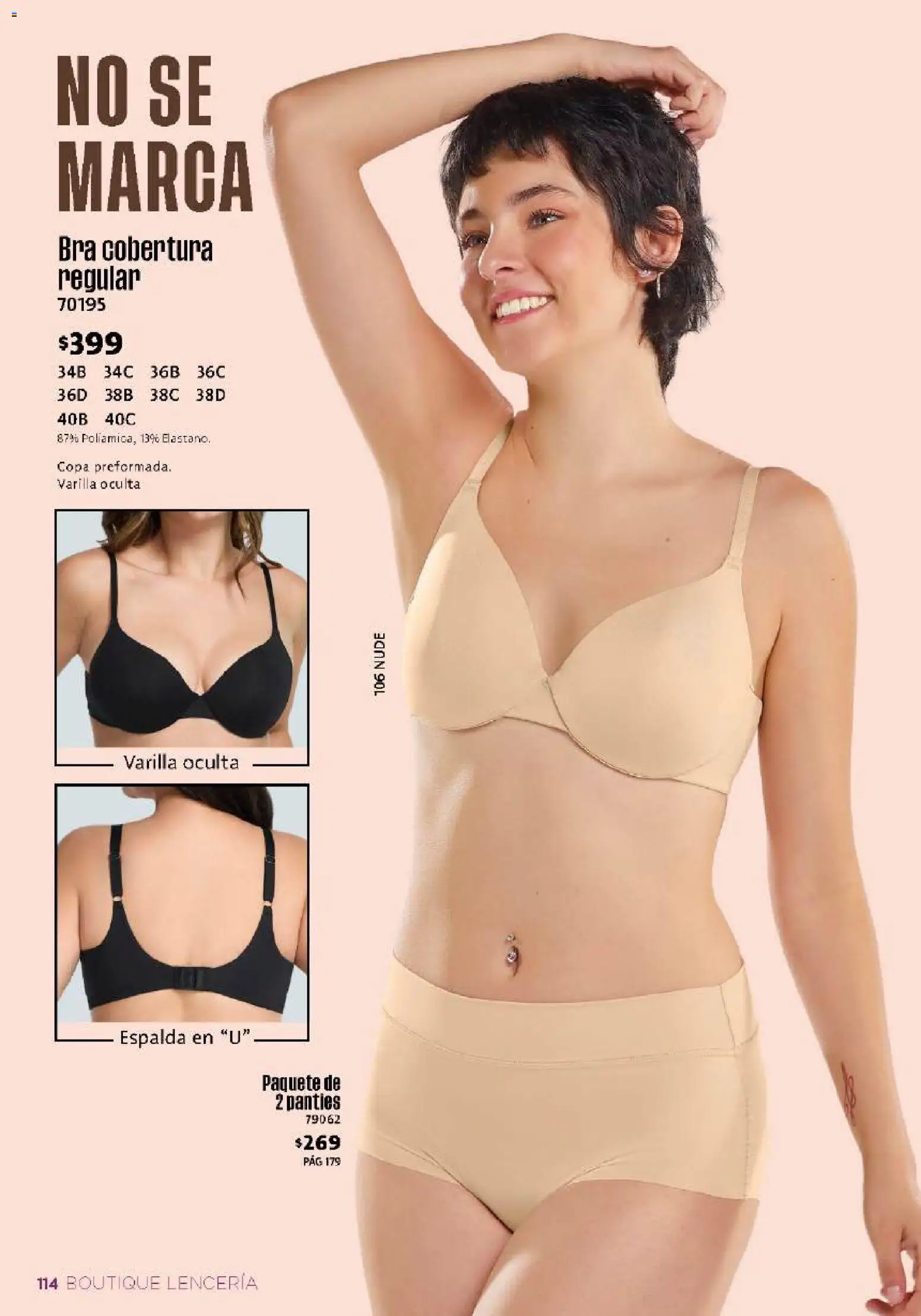 Nuevas ofertas de Ilusión válidas en toda la República Mexicana desde el 01/08/2026. ¡Encuentra las mejores ofertas en Ilusión catálogo Otoño! | Página: 116 | Productos: Lenceria