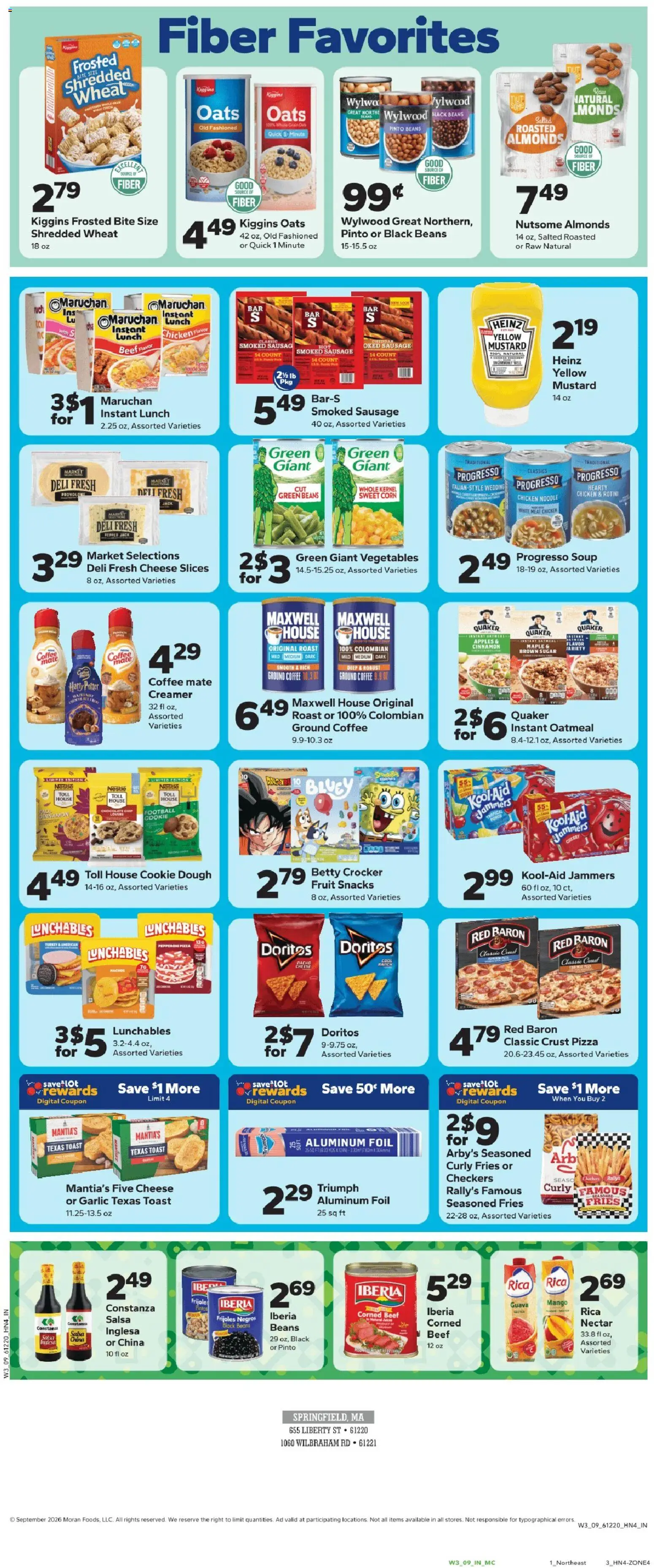 Save a Lot Weekly Ad - valid from 09/16/2026 | Page: 2 | Products: Foil, Almonds, Beef, Aluminum foil