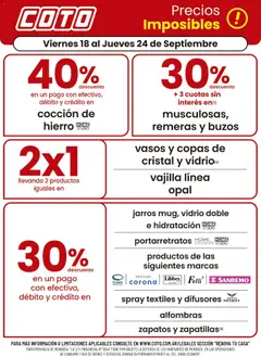 Vista previa Coto - Renova Clases válido desde el 18/09/2026