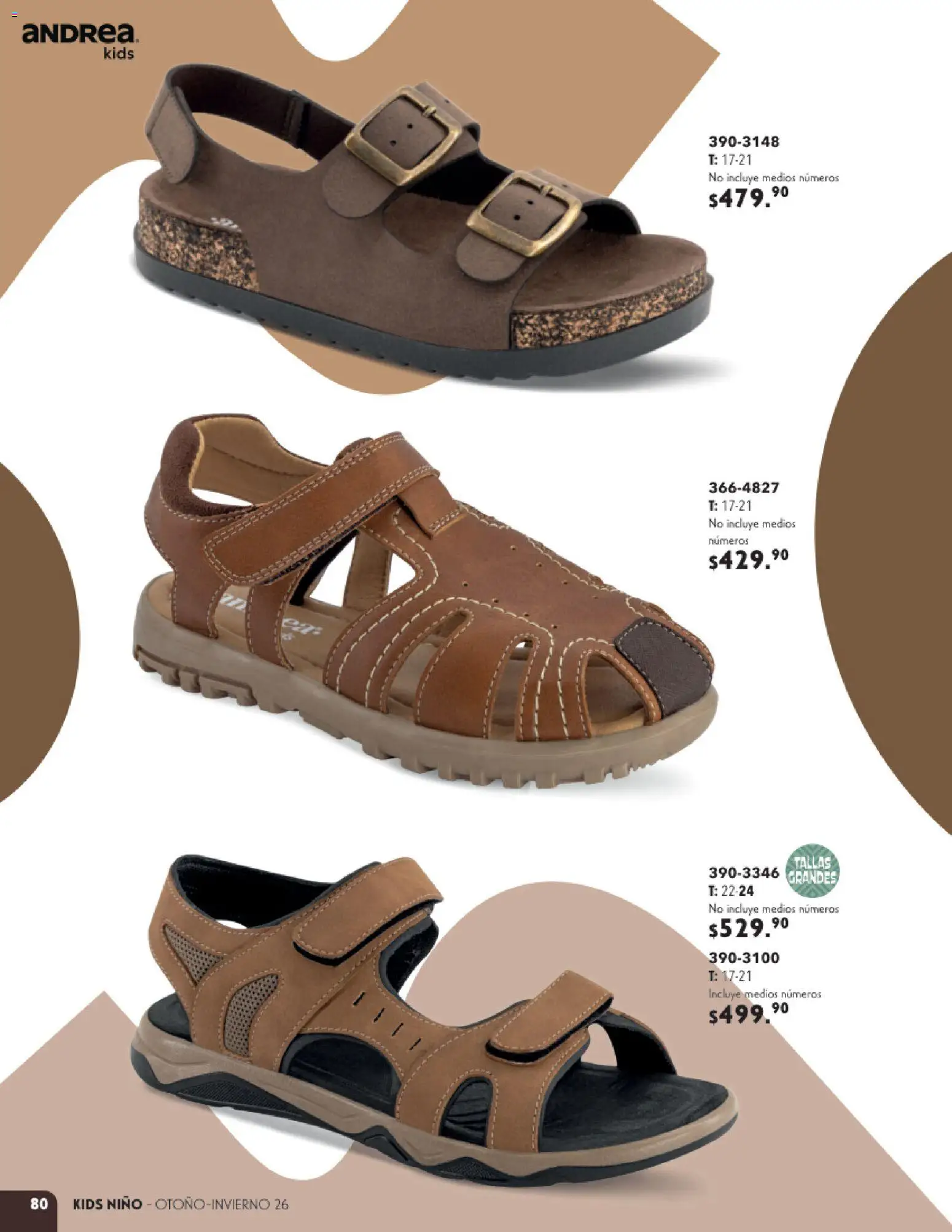 Nuevas ofertas de Andrea válidas en toda la República Mexicana desde el 23/08/2026. ¡Encuentra las mejores ofertas en Andrea catálogo Infantil! | Página: 80