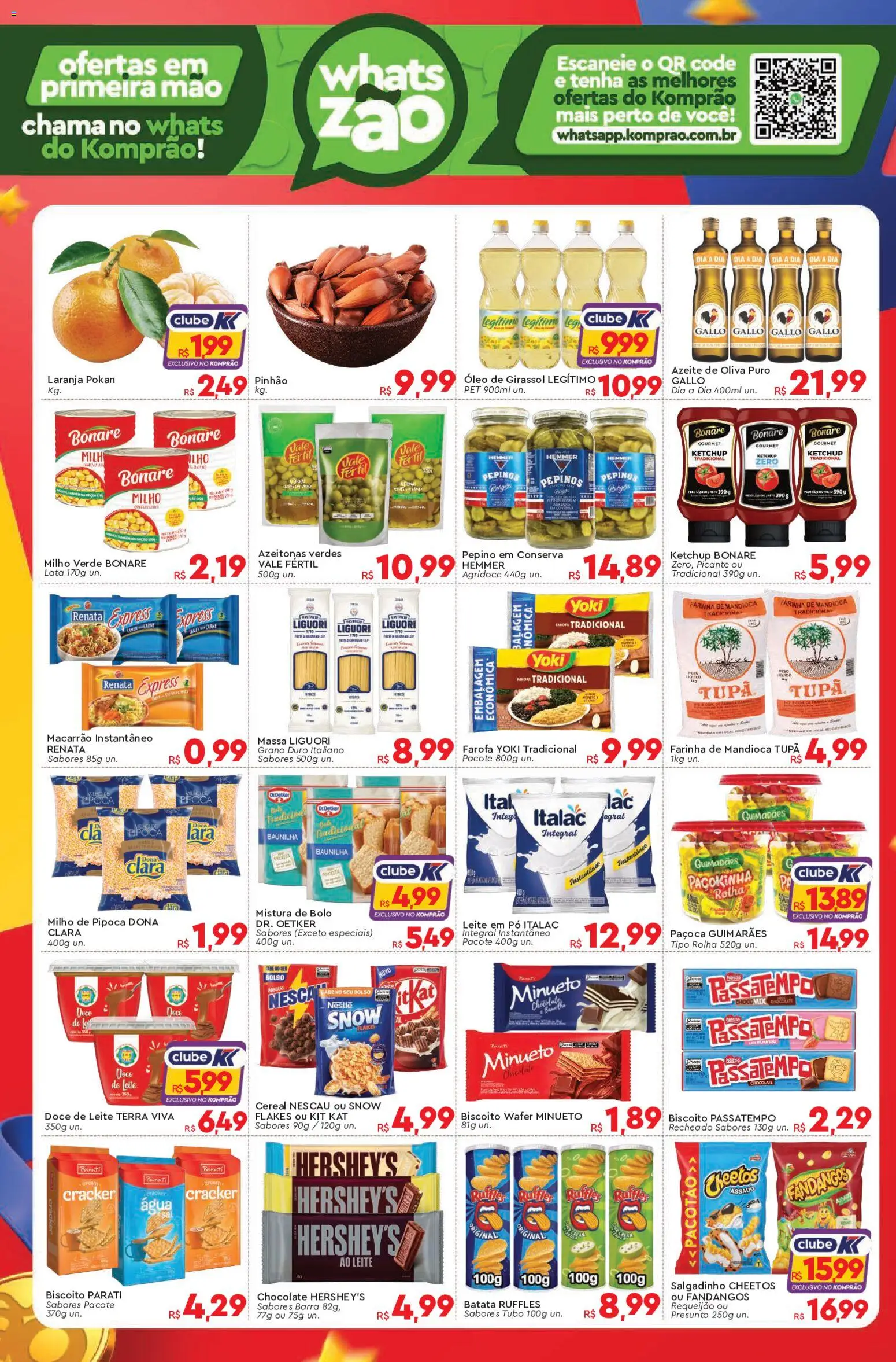 Komprao Atacadista Folheto - válido de 23.05.2026 | Página: 2 | Produtos: Mandioca, Pó, Biscoito, Macarrão
