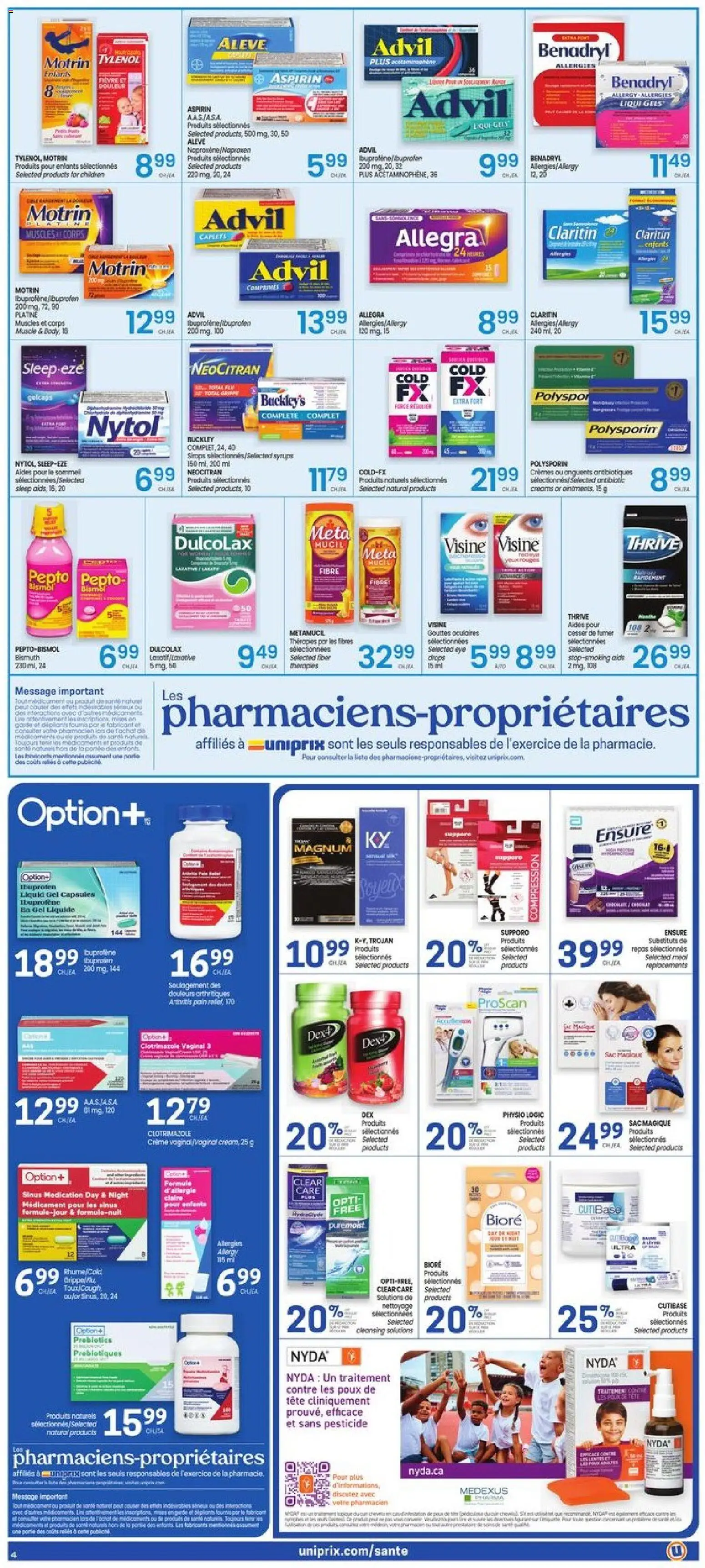 Uniprix flyer valid from Aug 27, 2026 | Page: 6 | Products: Magnum, Capsules