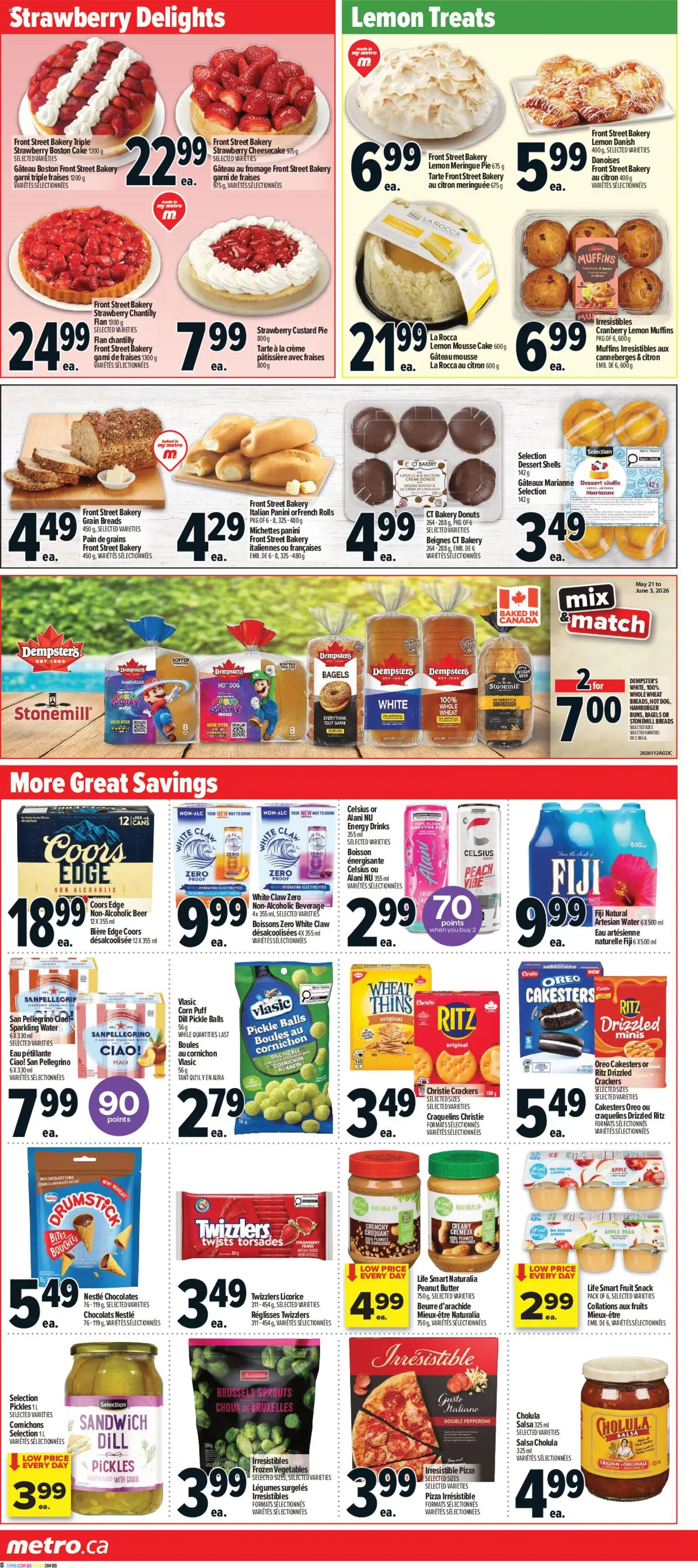 Metro flyer valid from 21.05.2026 | Page: 12 | Products: Cream, Bakery, Butter, Beer