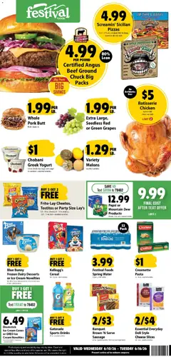 Preview of Festival Foods weekly ads valid from 10.06.2026